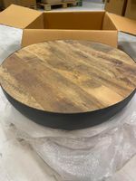 RENDEZ-VOUS DECO - Tajy - Table basse ronde en bois de mangu… (photo 2)