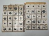 a lot of coins that are sitting in a box