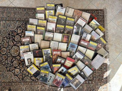 Lot de cassettes audio de musique classique : Mozart, Brahms…