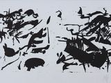 une image représentant un dessin en noir et blanc d'oiseaux et d'autres animaux