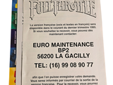 a sign that says euro maintenance on the side of a piece of paper
