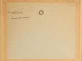an old picture of a piece of paper with a ring on it