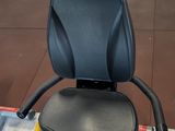 an image of a black office chair in a gym