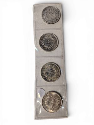 4 Pièces de 10 Fr Hercule, argent - Photo 1