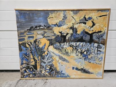 une image d'un tableau sur le mur d'une maison