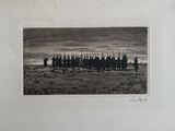 a picture of a group of men riding horses