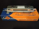 a box with a train on it sitting on a table
