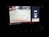 a picture of a car ' s rear view camera in the dark