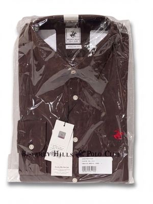 the shirt is wrapped in plastic and ready to be worn