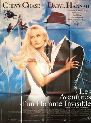 an image of a movie poster for the film adventures of a woman in a suit and hat