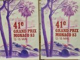 deux affiches pour le Grand Prix de Monaco des 8 et 11