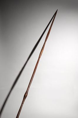 an image of a close up of a wooden stick on a table