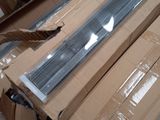 a cardboard box that has some kind of window in it