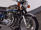 a motorcycle that is parked in a garage