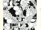 a page from a comic book with a comic strip in it