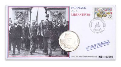 une vieille photo d'un timbre représentant un groupe d'hommes