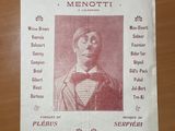 une affiche représentant un homme en costume