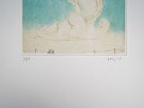 a picture of a painting on the wall of a room