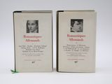 deux livres sur fond blanc, avec la photo d'un homme et d'une femme