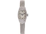 an image of a lady ' s wrist watch with diamonds on it