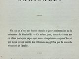 an open book with a black and white image of the title of a poem