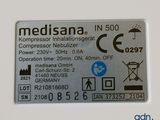 a label on the back of a medical device
