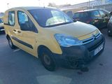 yellow citrole van parked in a parking lot with other cars in the background
