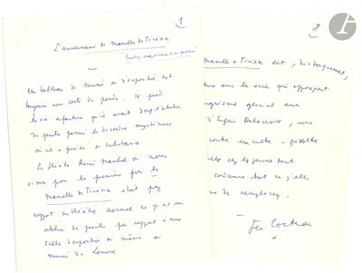 an old handwritten letter from a man who is writing on a piece of paper