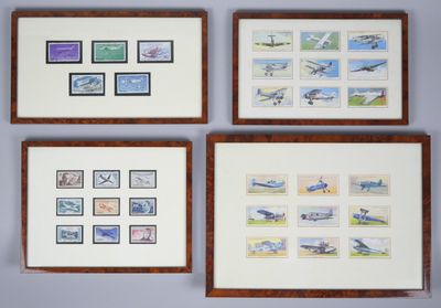 18 images Player's cigarettes sur le thème de l'aviation dan…