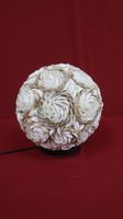 Lampe boule en coquillages, h. 25 cm (photo 4)