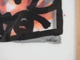a picture of a painting on the wall of a room