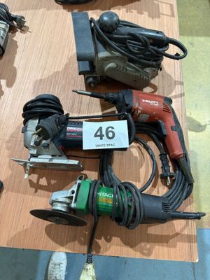 a lot of tools on the table for sale