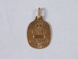 an image of a gold medal on a white surface