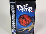 the box for the video game deep fear is sitting on a white surface