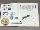 an open book with a picture of star wars characters on it