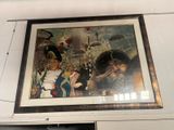 a picture of a painting on the wall of a building