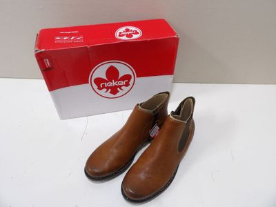 RIEKER - Taille 40 - Boots en cuir marron - Neuf avec boîte …