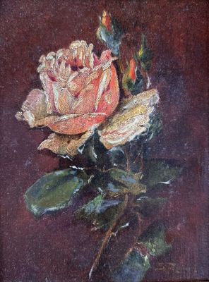 École lyonnaise Étude de fleur