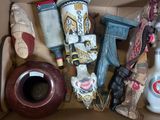 a box full of assorted items that are in it