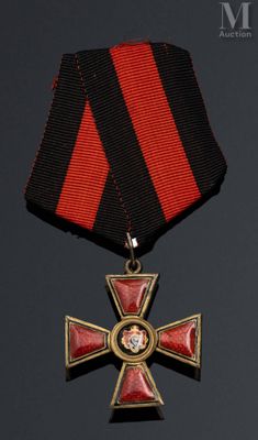 an image of a medal with a cross on it on a black background