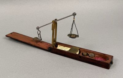 a scale that has a scale on it with a scale on it
