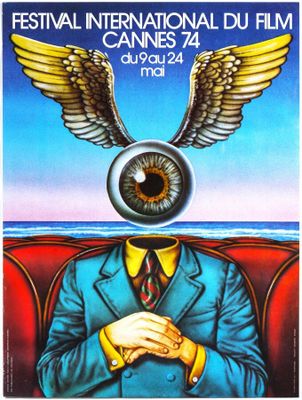festival international du film - 27 x 40 movie poster - french style a