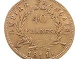 l'image d'une pièce de monnaie sur laquelle figure le chiffre 40