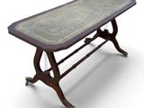 an image of a coffee table with a marble top