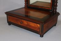 Barbière de table à tiroir Napoléon III en placage de bois d… (photo 2)
