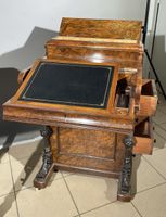 Bureau Davenport à mécanisme en placage de ronce ouvrant à q… (photo 4)