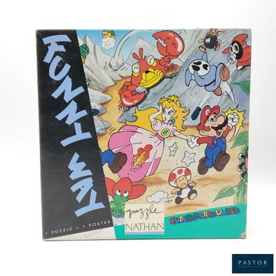 une boîte sur laquelle figure une image de personnages de dessins animés