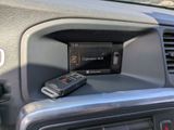 a remote control in the center of a car