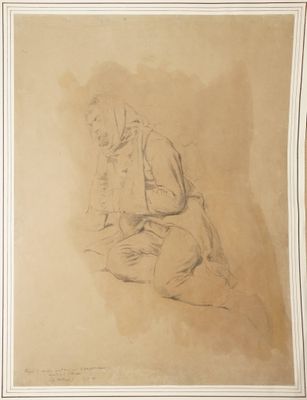 BELLANGÉ Eugène, 1837-1895, Soldat blessé, retraite de Russi…