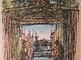 an image of a picture of a drawing of a doorway